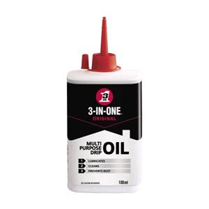 Engine Oils and Lubricants, 3 IN ONE Multipurpose Drip Oil   100ml, WD40
