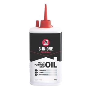 Engine Oils and Lubricants, 3 IN ONE Multi Purpose Drip Oil   200ml, WD40