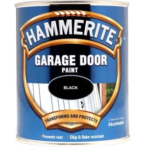 Specialist Paints, Hammerite Garage Door Paint   Black   750ml, Hammerite Paint