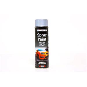 Basic Car Paints, Simoniz Grey Primer Aerosol   500 ml, Simoniz