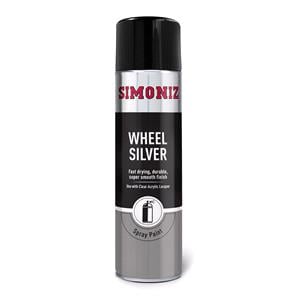 Basic Car Paints, Simoniz Wheel Silver Spray Paint   Cleans Dirt and Maintains Shine, Simoniz