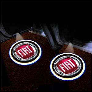Special Lights, Fiat Car Door LED Puddle Lights Set (x2)   WIreless , 