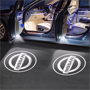 Special Lights, Nissan Car Door LED Puddle Lights Set (x2)   WIreless , 